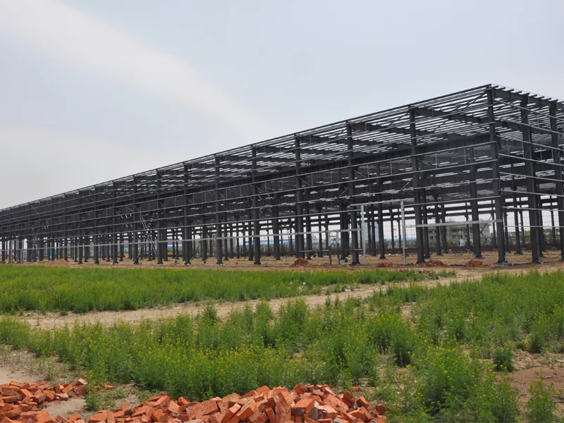 Prefab ብረት ብረት መጋዘን ሕንፃ