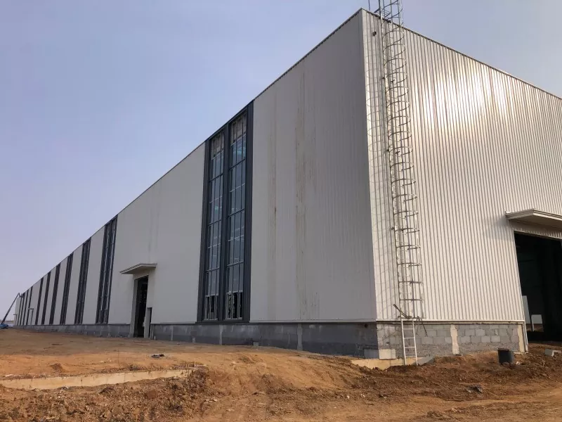 Prefab ብረት መጋዘን