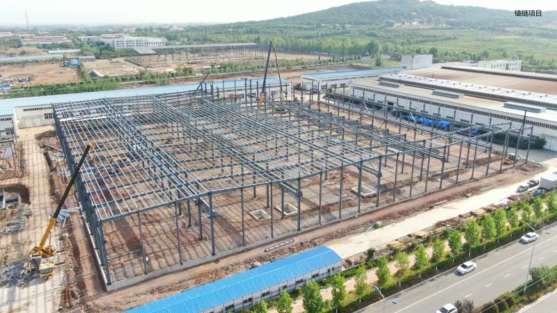 የአረብ ብረት መዋቅር የኬሚካል ማከማቻ መጋዘን ግንባታ